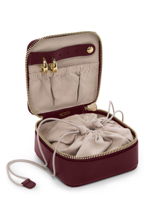 Tumi Leather Jewelry Case
