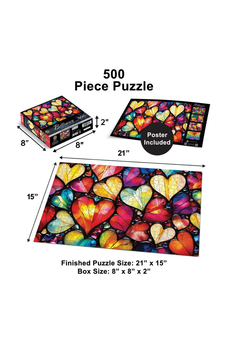 Reflections of Love 500pc Jigsaw Puzzle, Alternate, color, Multicolor