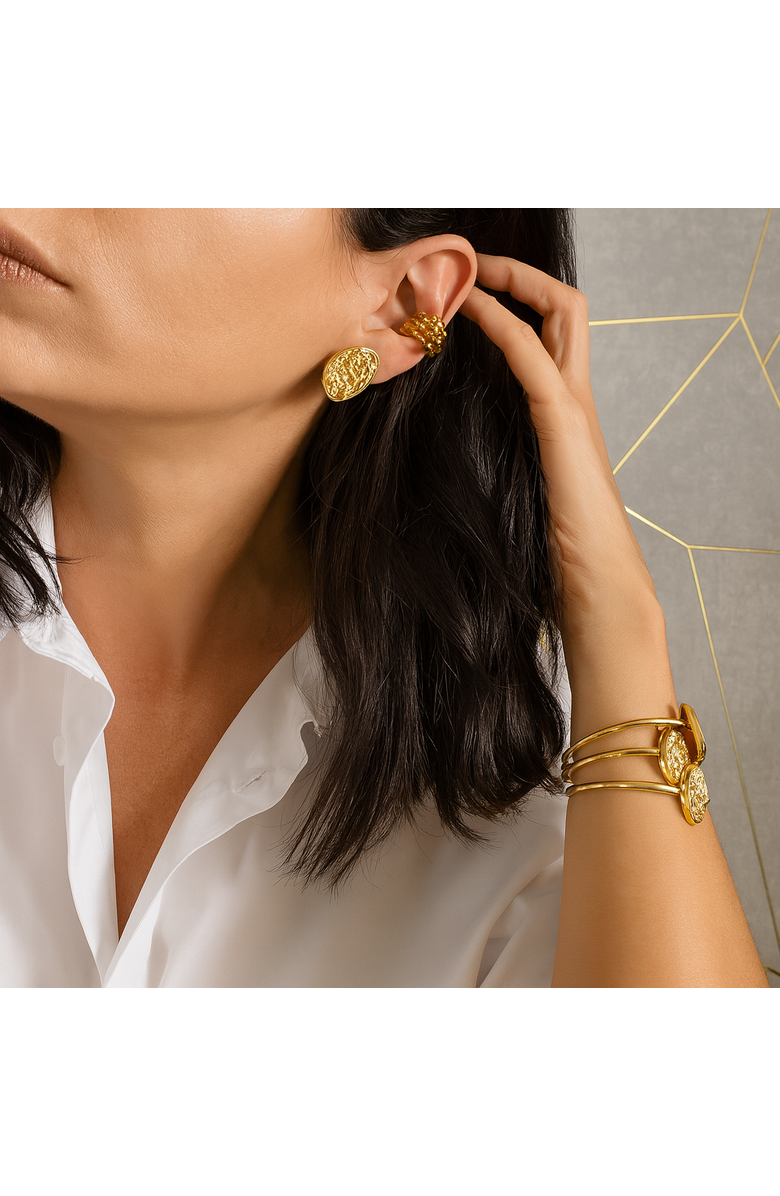 Daniela Millan Jewelry Vida Stud Earrings, Alternate, color, Gold