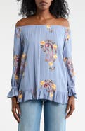 Forgotten Grace Paisley Embroidered Top
