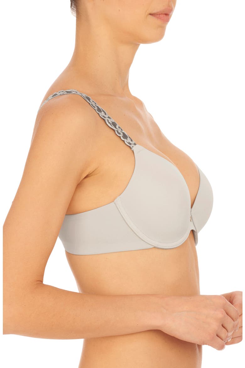 Pure Luxe Underwire T-Shirt Bra, Alternate, color, LINEN/ MINR