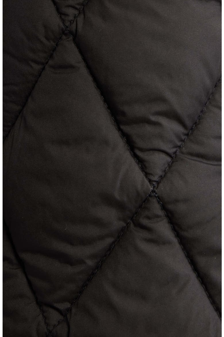 Mixed Media Quilt Front Sweater Jacket, Alternate, color, BLACK