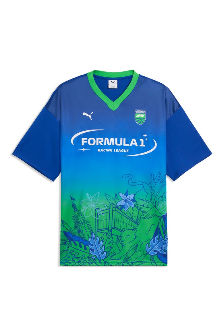 F1 Brazil Jersey, Alternate, color, FESTIVE BLUE