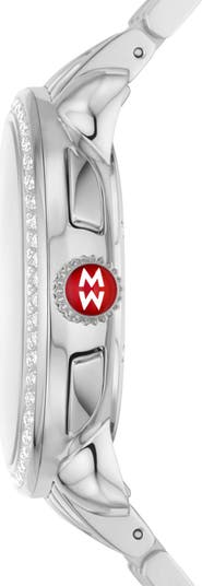 Serein Diamond Bracelet Chronograph Watch, 40mm x 38mm