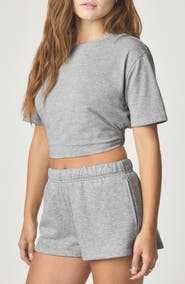 Florence by Mills Elasticized Back Crop T-Shirt