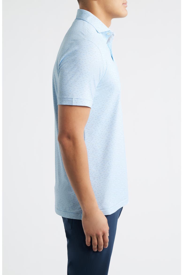 Soprano Waves Performance Jersey Golf Polo, Alternate, color, BLUE BRISK