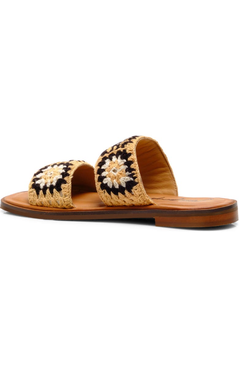 Free People Juliet Crochet Slide Sandal, Alternate, color,