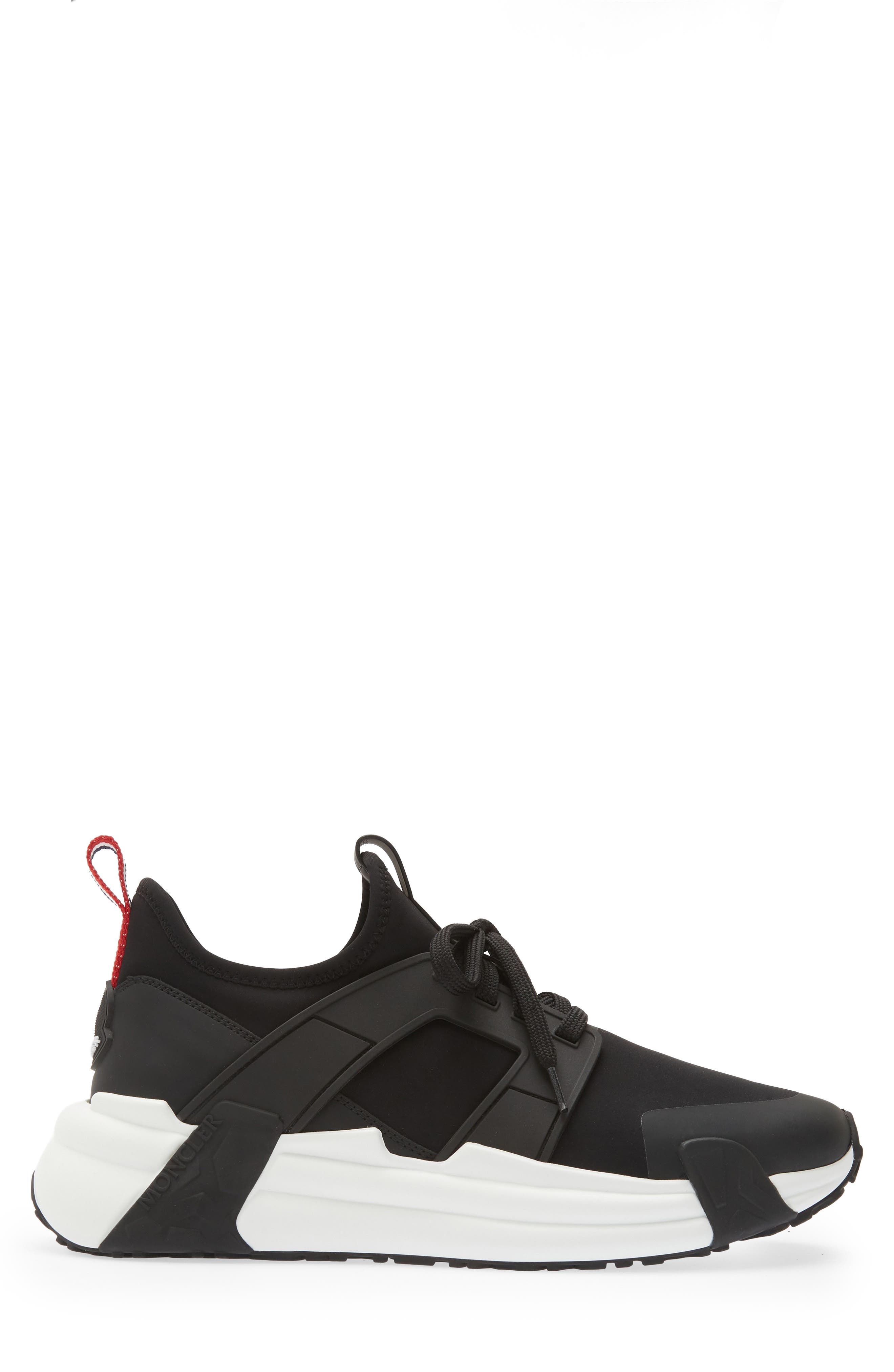 Moncler Lunarove Sneaker, Alternate, color, Black