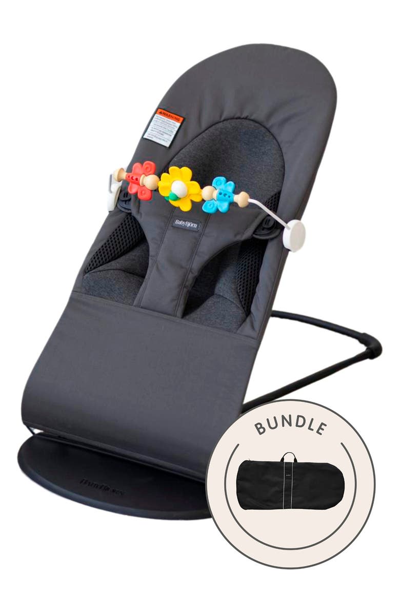 BabyBjörn Bouncer Bliss with Free Flying Friends Toy & Travel Bag, Main, color, 