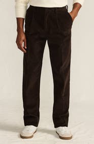 Lands' End Corduroy Comfort Waist Classic Fit Pleated Front Pant