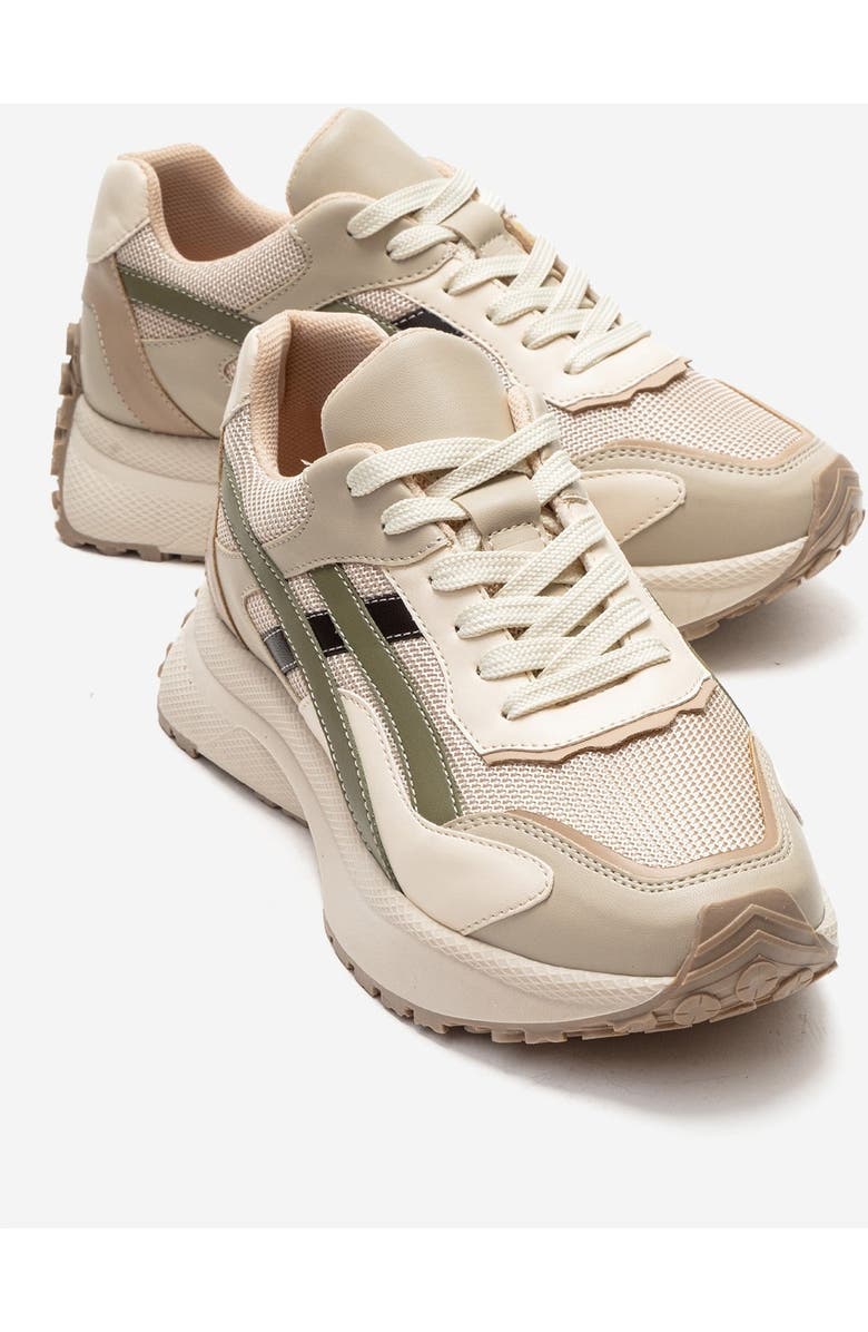 Prologue Shoes Calina Sneaker, Main, color, Beige