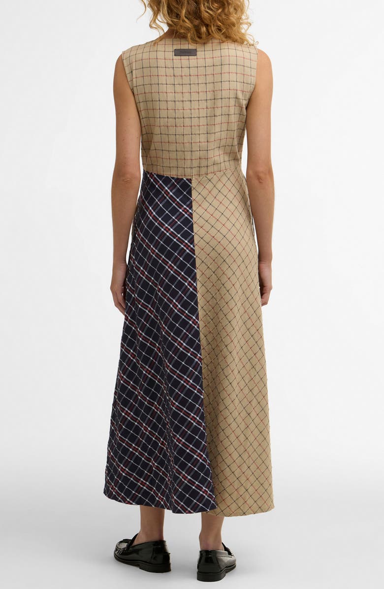 Barbour Dalbury Mix Tartan Midi Dress, Alternate, color, Multi Check