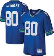Mitchell & Ness Men's Mitchell & Ness Steve Largent Royal Seattle Seahawks Legacy Replica Jersey