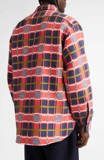 Beams Button Ups outlet Wool Oversized Flannel Size S