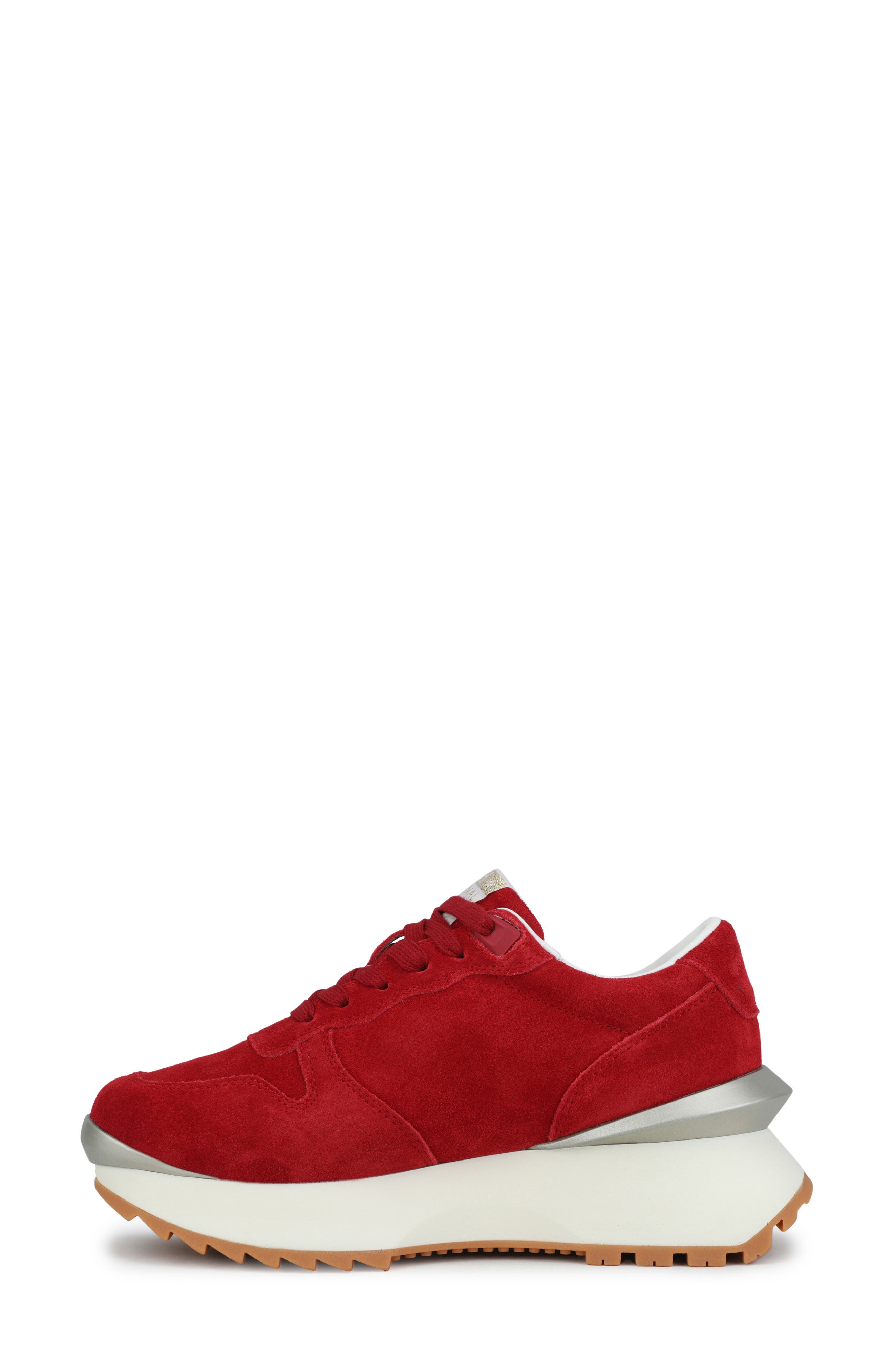 Major Platform Sneaker, Alternate, color, RED SUEDE