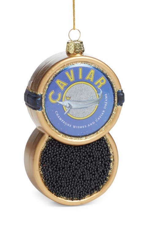 Tinned Caviar Christmas Ornament