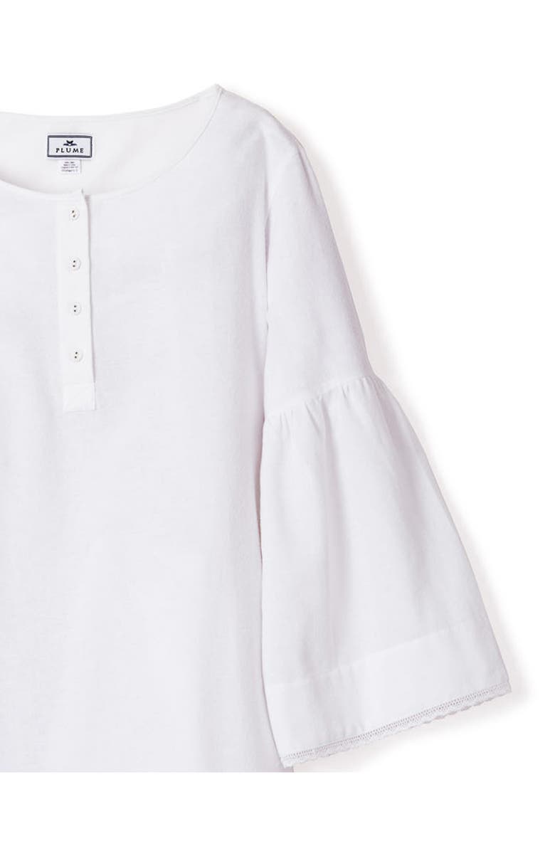 Petite Plume Seraphine Cotton Flannel Nightgown, Alternate, color,