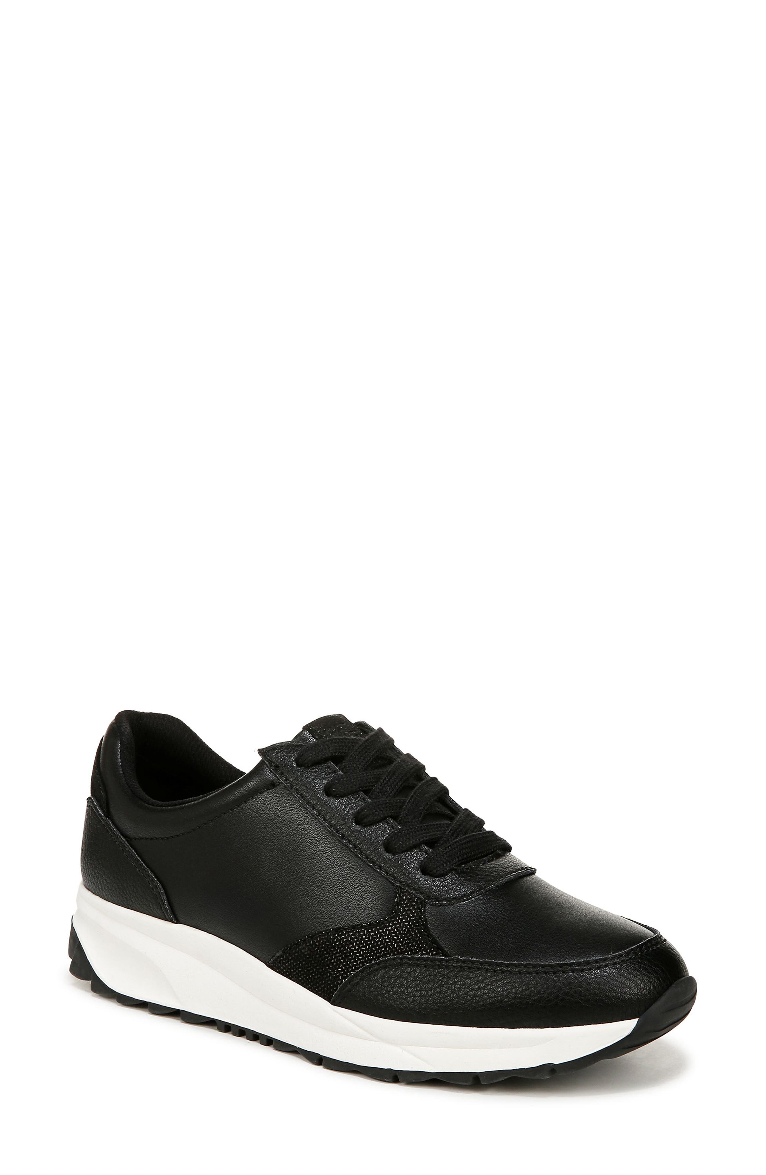 Naturalizer Shay Sneaker, Main, color, Black Leather