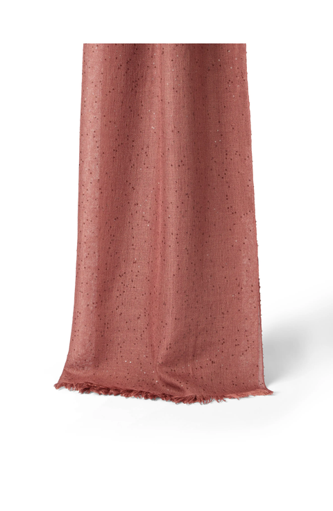 Cashmere and silk Diamond yarn scarf