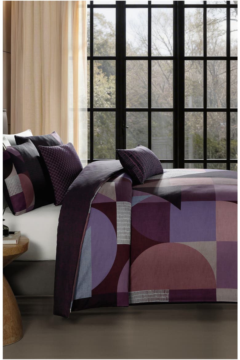 ORCHID MATRIX K, Alternate, color, PURPLE GEOMETRIC