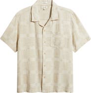AG Foster Cotton Blend Camp Shirt