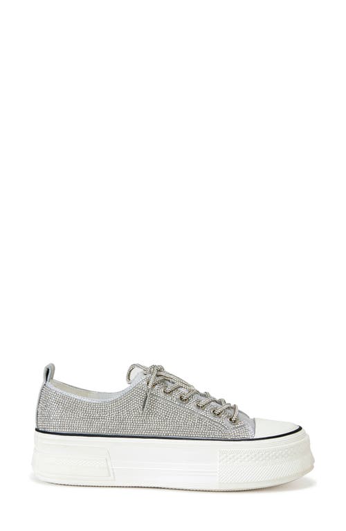 Azalea Wang Revival Platform Sneaker In Silver