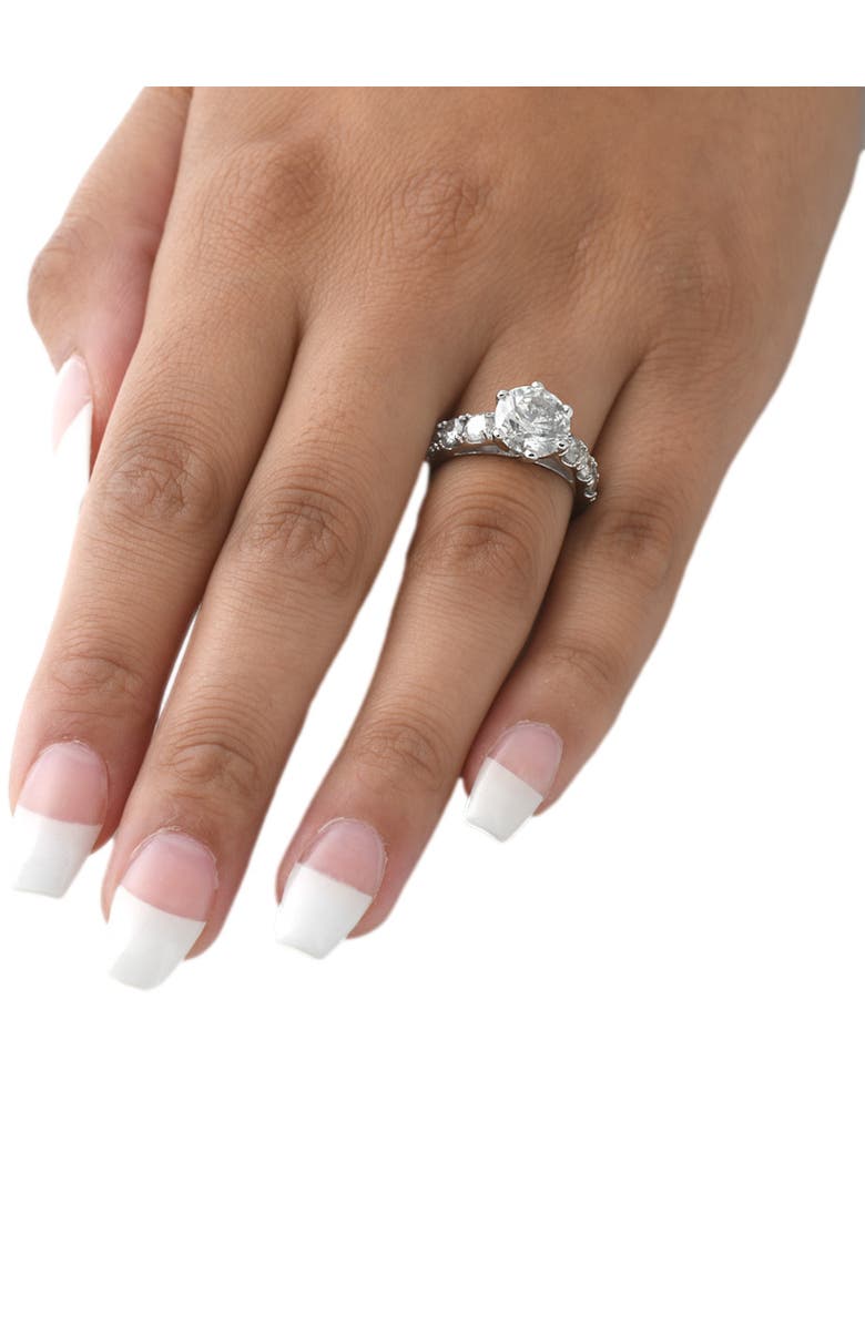 Bliss Diamond Certified 5 1/2 cttw Diamond Engagement Ring 14k Gold Lab Grown, Alternate, color, 14K White Gold