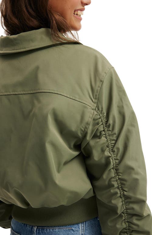Cotton On Toby Bomber Jacket In Green