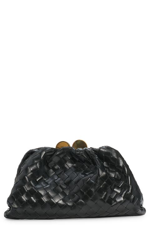 クラッチバッグ BOTTEGA VENETA Woman Clutch Black 652931VCQC1 8425 Intrecciato clutch bag | Bottega Veneta | OTTODISANPIETRO