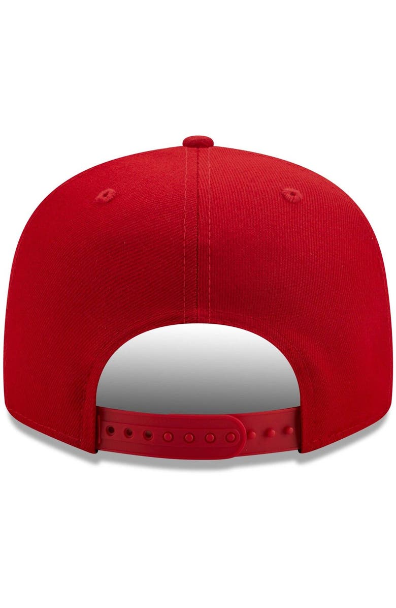 New Era Men's New Era Scarlet Las Vegas Raiders Color Pack 9FIFTY Snapback Hat, Alternate, color,
