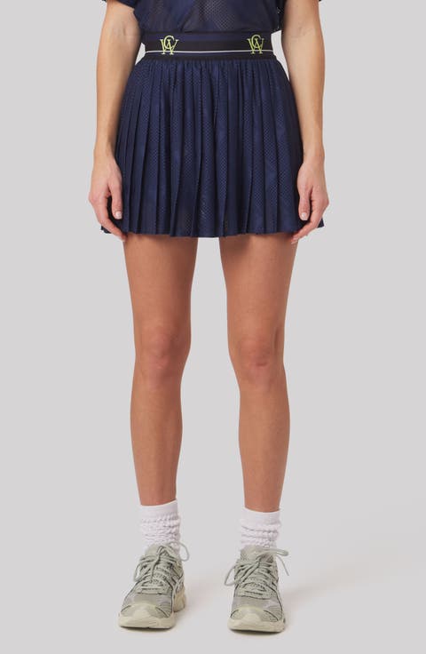 Celine Pleated Golf Miniskirt