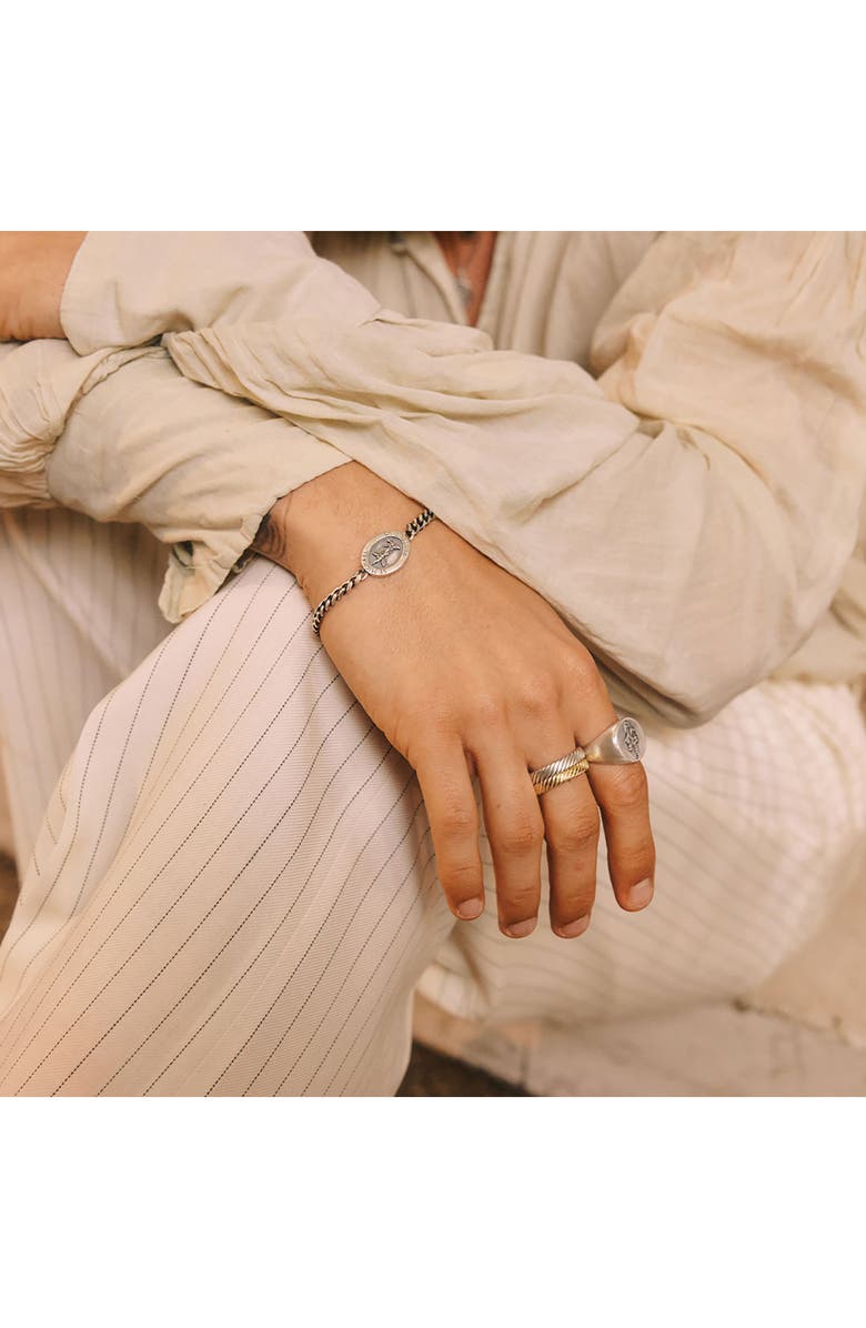Serge DeNimes 22K Vermeil Halo Ring, Alternate, color, Gold