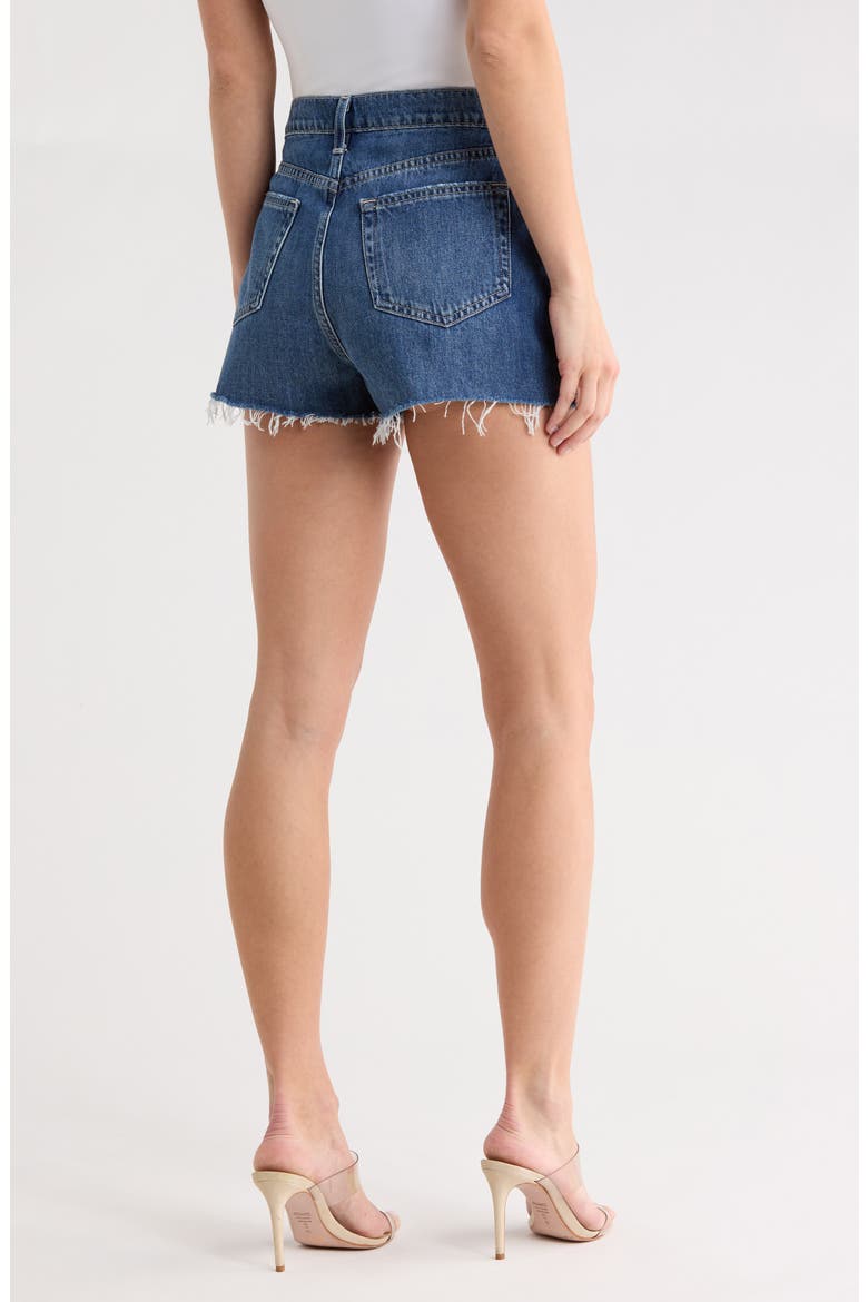 Clark High Waist Denim Cutoff Shorts, Alternate, color, BRENTWOOD DESTRUCT