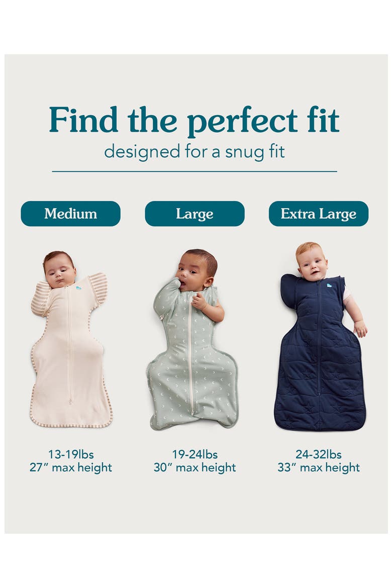 Swaddle Up™ Transition 2.5 TOG Stretch Cotton Sleep Bag, Alternate, color, DREAMER WHITE