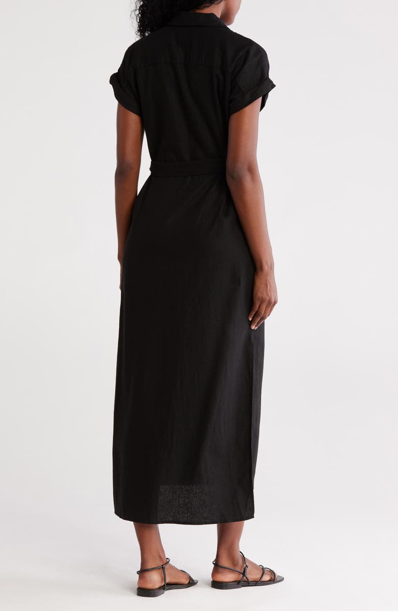 Calvin Klein Linen Blend Maxi Dress, Alternate, color, 