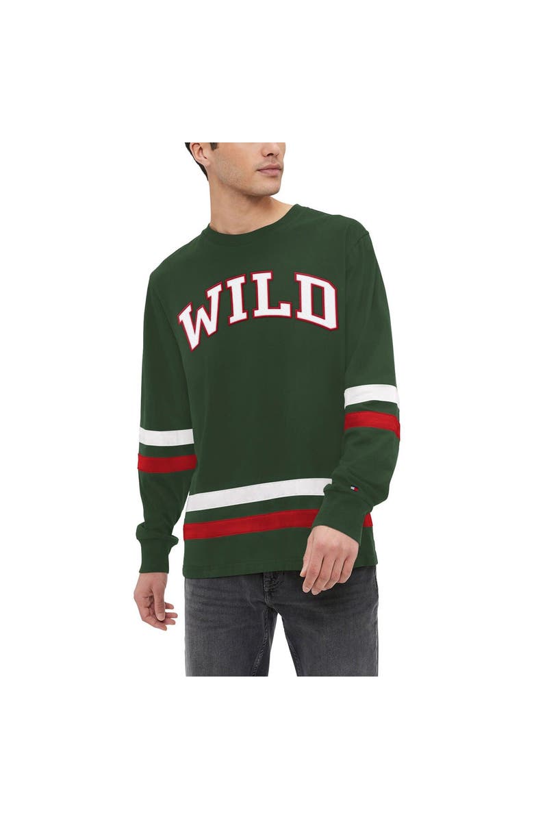 Tommy Hilfiger Men's Tommy Hilfiger Green Minnesota Wild Nolan Long Sleeve T-Shirt, Alternate, color, Green