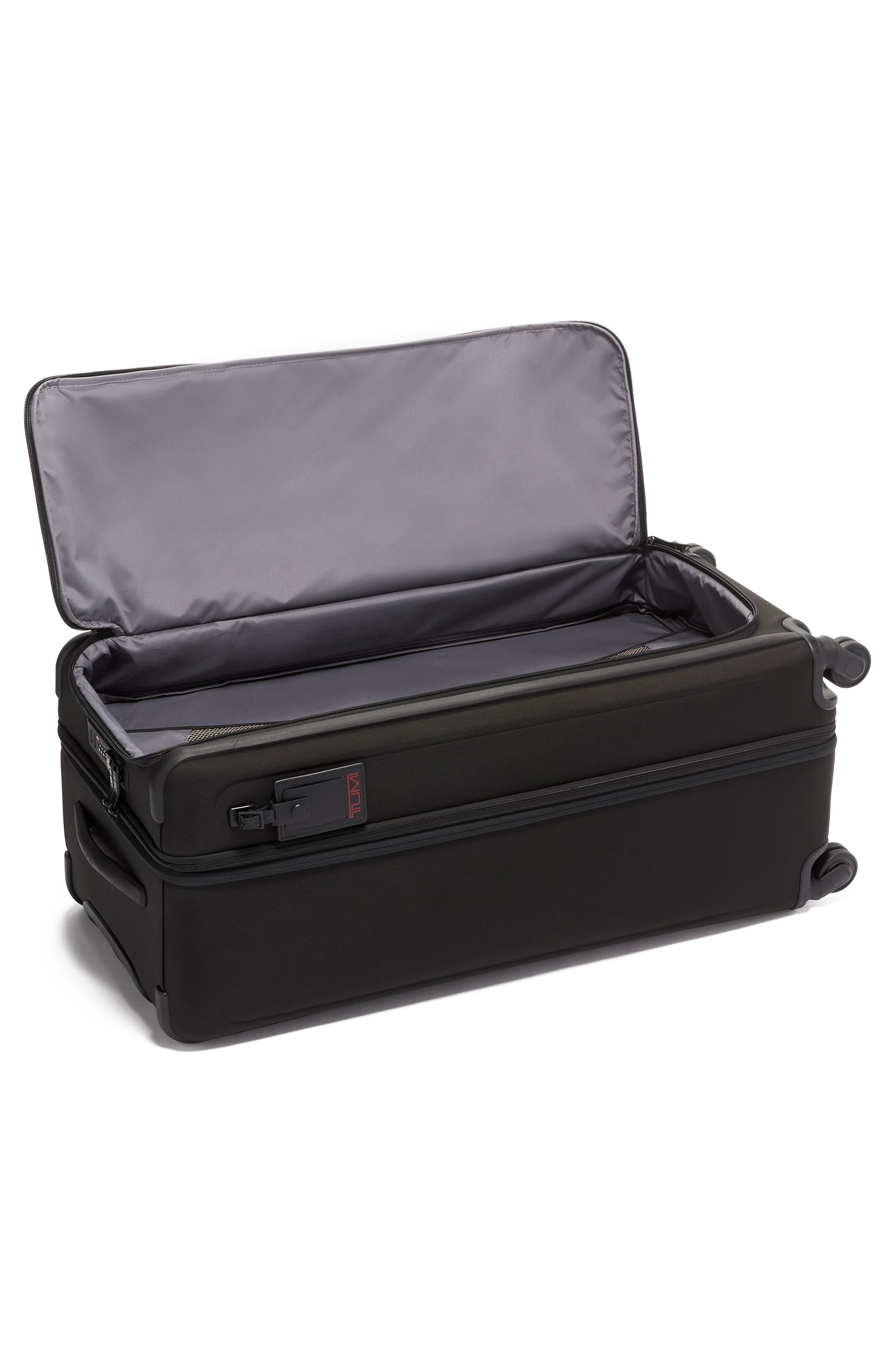 TUMI Alpha 3 Collection 34-Inch Tall 4-Wheel Duffle Packing Case, Alternate, color, Black