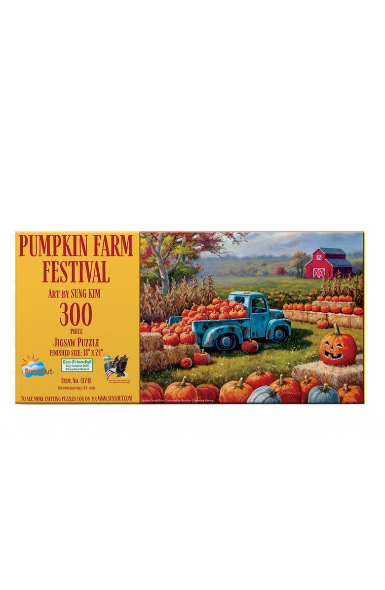 Sunsout Pumpkin Farm Festival 300 piece Jigsaw Puzzle for Adults, Alternate, color, Multicolor