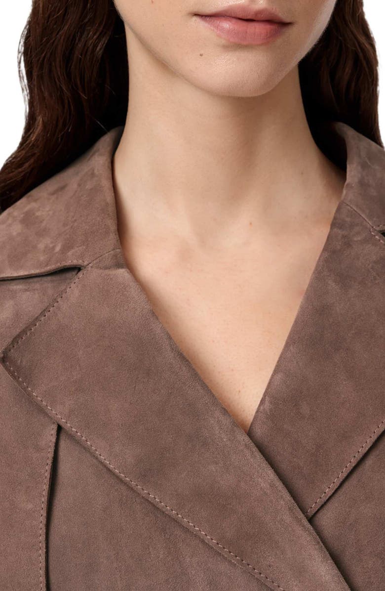 AllSaints Ophelia Suede Jacket, Alternate, color, 