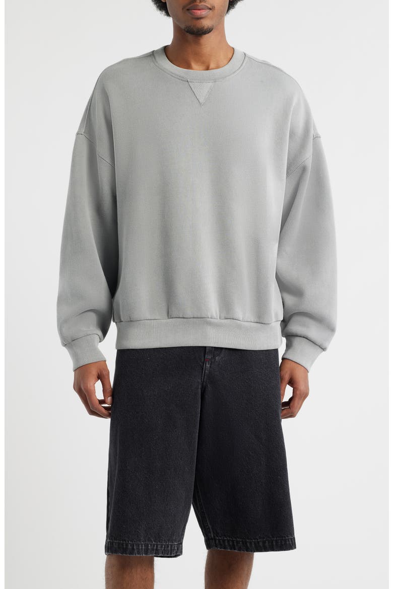 Vintage Crewneck Sweatshirt, Main, color, GREY