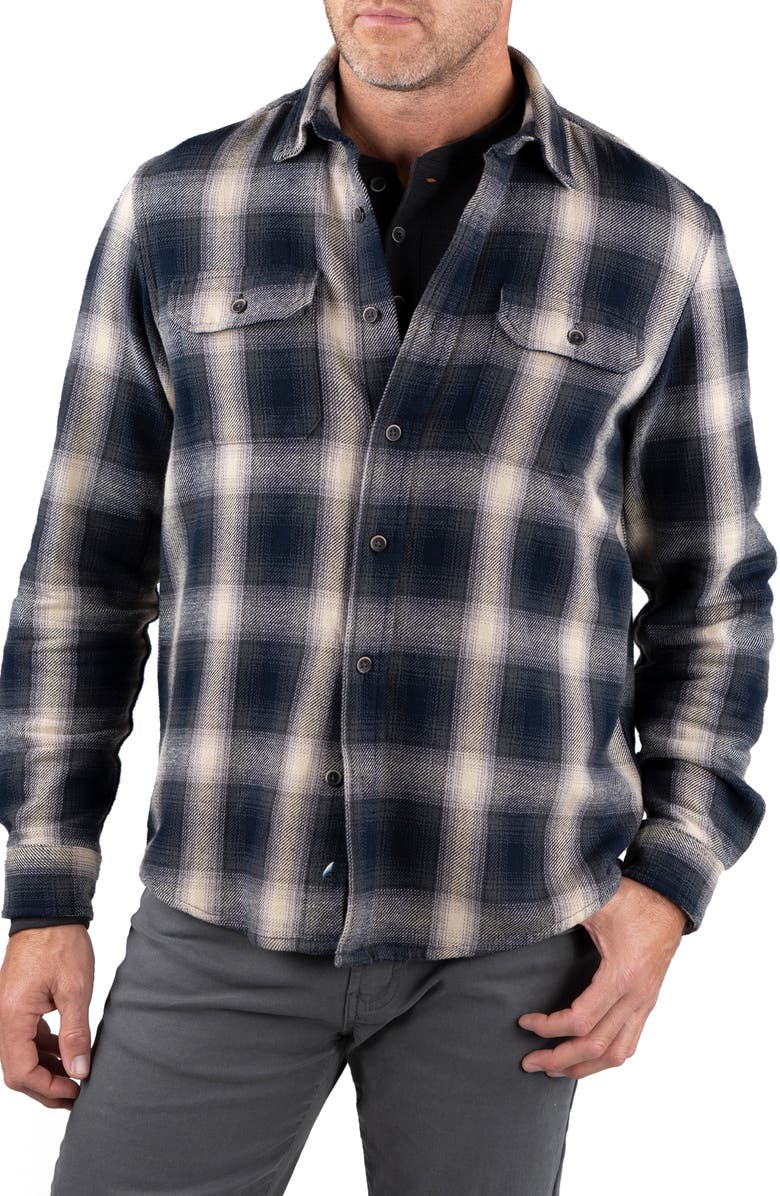 Tailor Vintage Heavy Weight Twill Flannel Shirt Jacket, Main, color, 