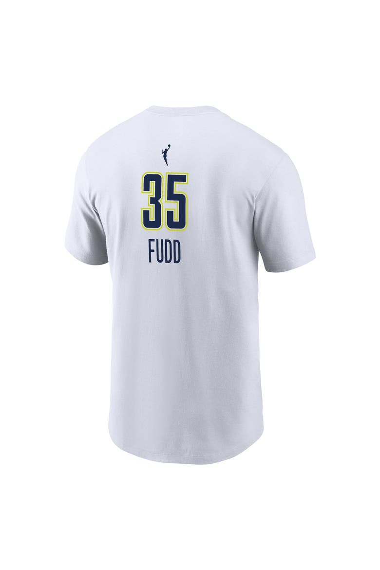 Men's Nike Azzi Fudd White Dallas Wings Name & Number Heroine Edition T-Shirt, Alternate, color, White