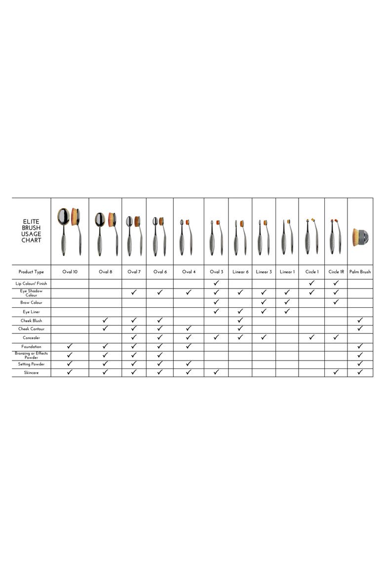 Elite Oval 8 Brush, Alternate, color, SMOKE