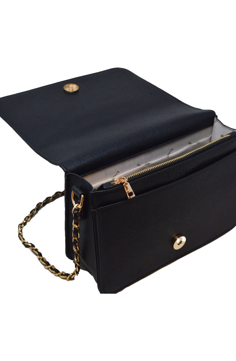 bebe Ailey Embossed Large Crossbody Bag, Alternate, color,