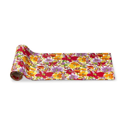Tag Springtime Bright Floral Print Cotton Table Runner Decor In Multi