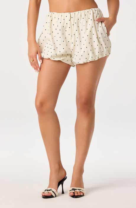 Swoosie Pin Dot Bubble Shorts