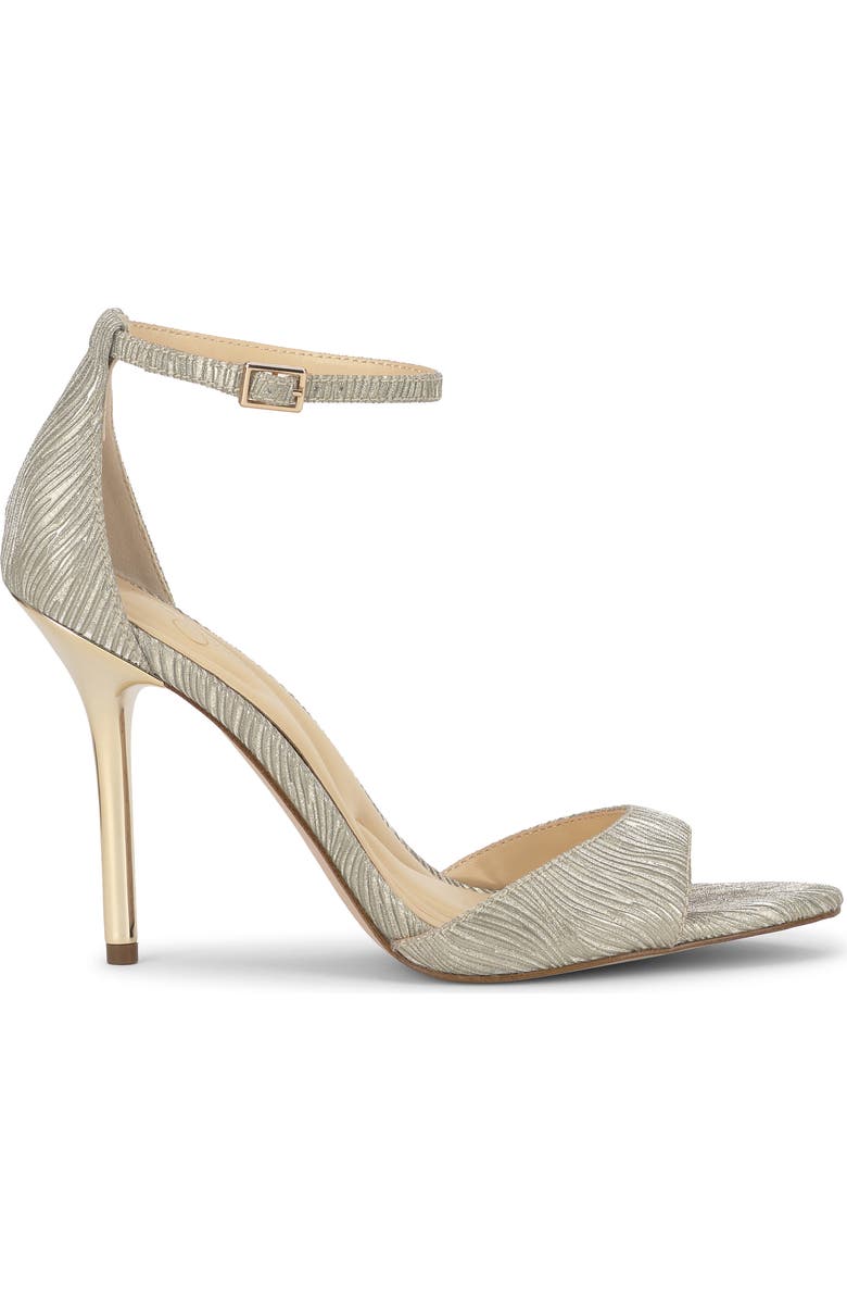 Jessica Simpson Nelira Ankle Strap Sandal, Alternate, color, Light Gold
