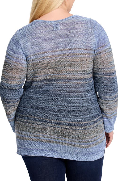 NIC + ZOE NIC+ZOE HAZY SHADES LINEN BLEND SWEATER