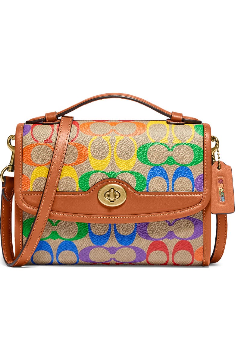 COACH Pride Signature Coated Canvas Crossbody Bag, Main, color,