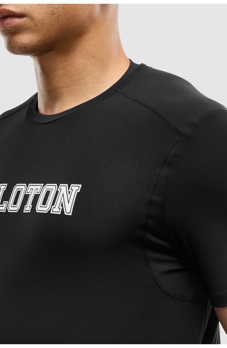 Peloton Essential Performance Short Sleeve, Alternate, color, Black